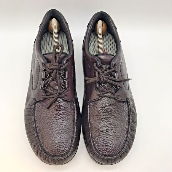 SAS 'Bout Time Shoes Men's 11.5N Cordovan Leather Lace Up Low Top Walking Shoes - Picture 5 of 12